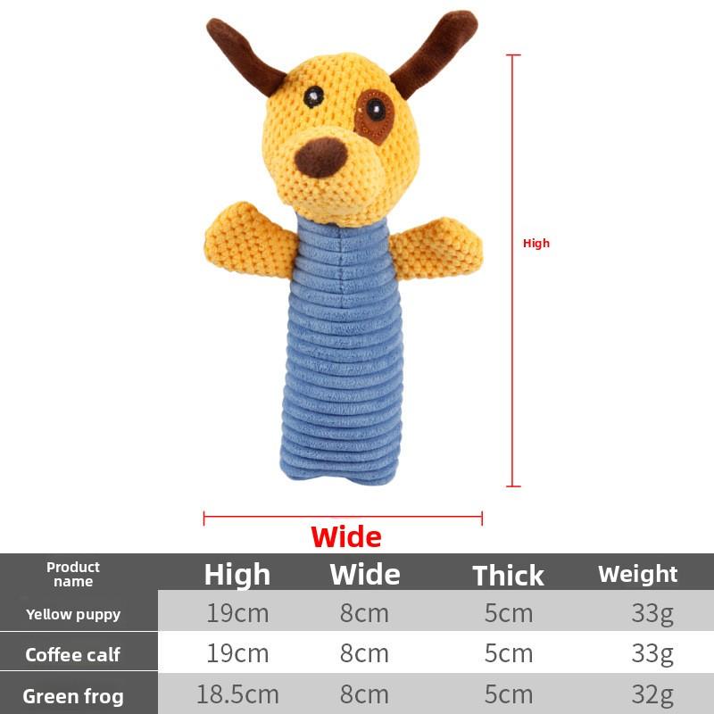Pet Supplies: Plush Sound-sounding Cat and Dog Companions, Durable Corn Fluff Toys