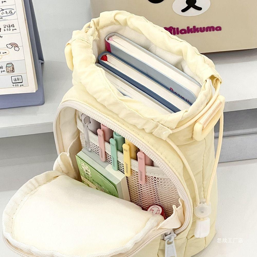 Cute Puppy Water Bottle Storage Bag Drawstring with Strap Sport Shoulder Bag Waterproof Portable Phone Pouch Cup Accessories