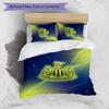 Set Lenzuola Stampato Newcastle United Football 3 Pezzi, Comodo Set Copripiumino per Camera da Letto Amico della Pelle