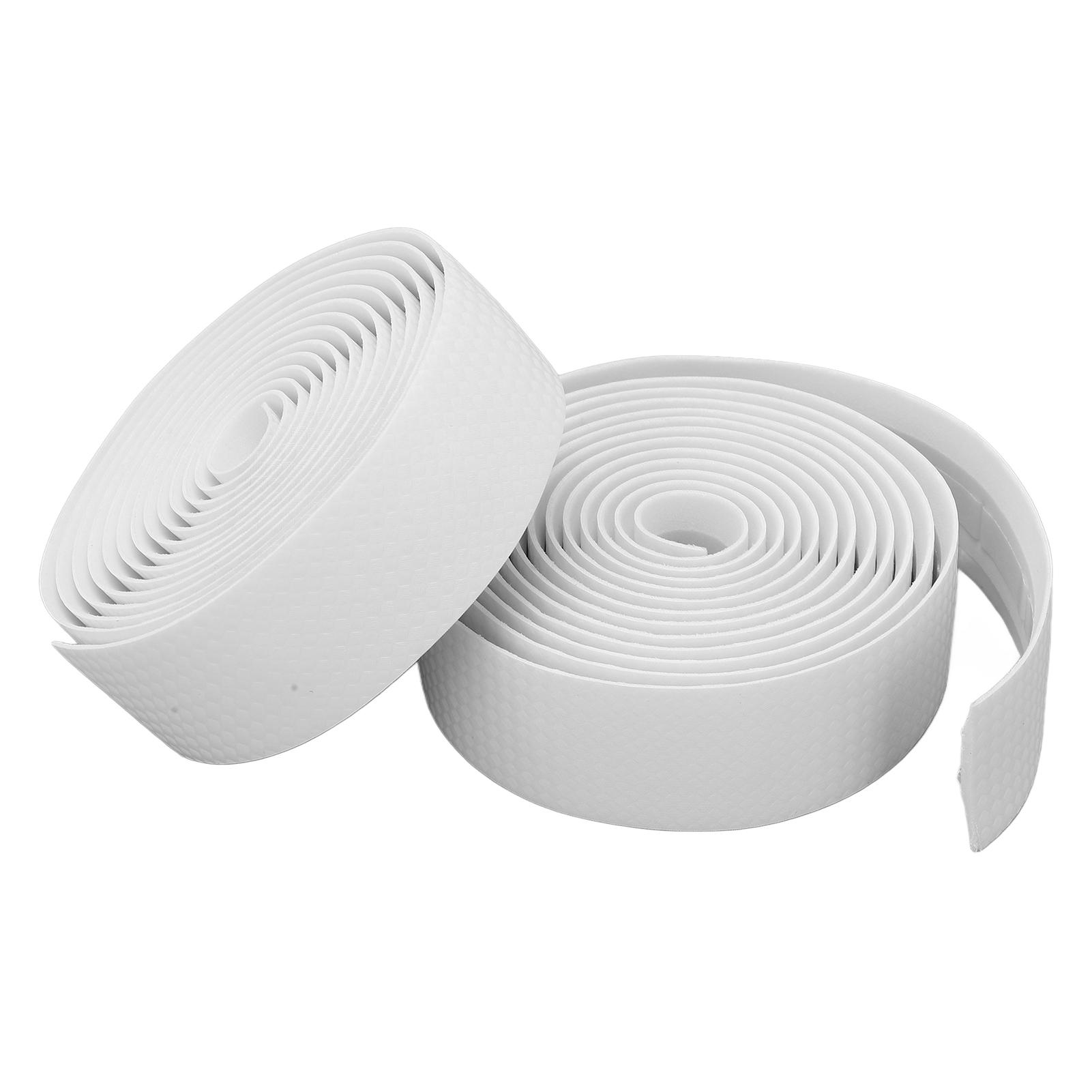 

EVA Bicycle Handlebar Tape Bike Cycling Handle Wrap PU Leather Anti Skid Shock Absorption for Drop BarWhite белый
