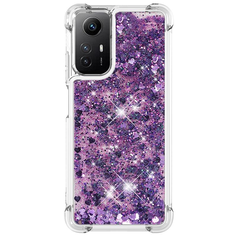 Note 12S Case For Xiaomi Redmi Note 12S Cover Printed Glitter Quicksand Liquid Cover for Xiomi Redmi Note12S Phone Case Fundas