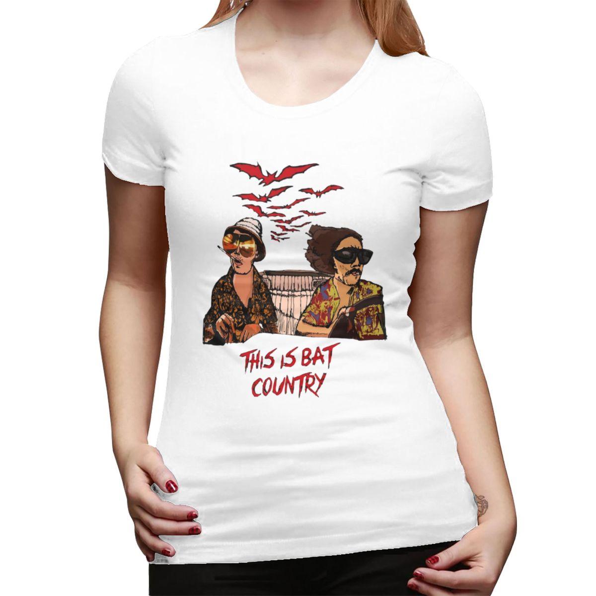 

Fear And Loathing In Las Vegas Art TShirt for Women Crew Neck Streetwear T Shirts Womens Short Sleeve Summer Clothes Tops S