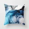 Blue Abstract Geometric Pillowcase Plant Cushion Cover Home Sofa Chair Decor  Set