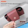 Magnetic Car Sunglasses Holder & Sun Visor Clip