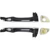 ApplianPar Front Driver and Passenger Side Exterior Door Handle White for Hyundai Elantra 2017-2020
