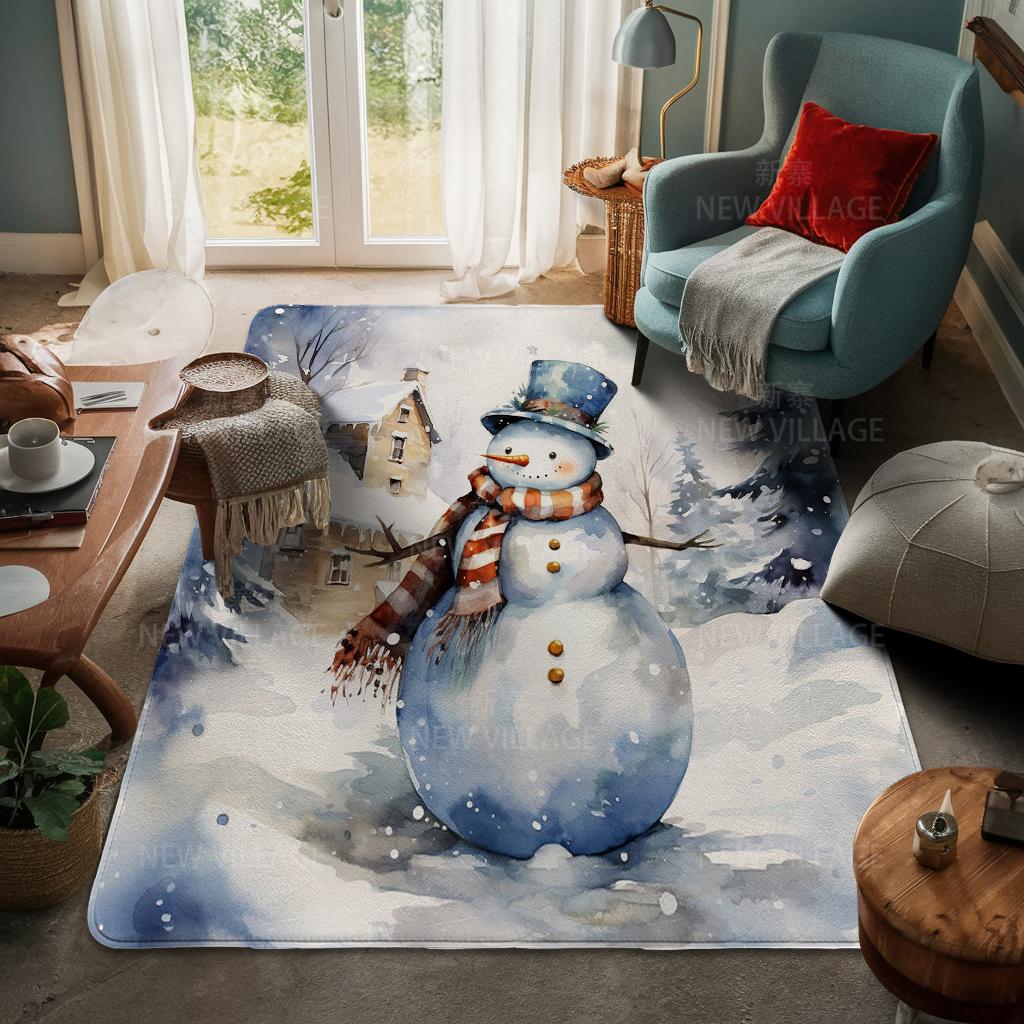 Koberec ke vchodu do domu Rohožka ke dveřím do domu Obývací pokoj Vana Koupelna Protiskluzové koberce s absorpcí vody vana Veselé Vánoce zima