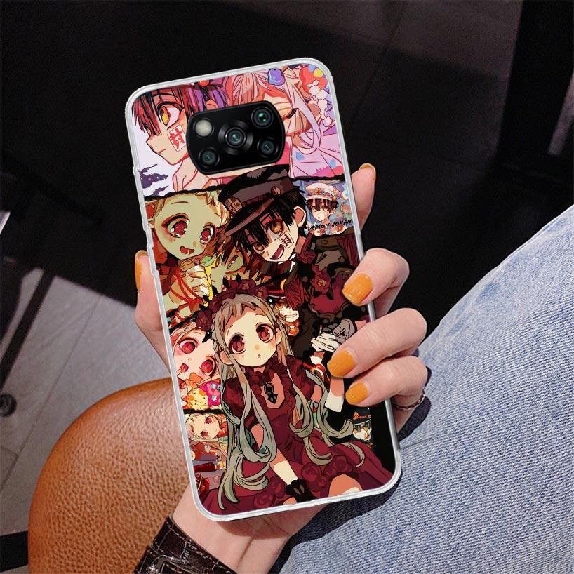 Anime Toilet Bound Hanako Kun Phone Case For Xiaomi Poco X7 X6 X5 Pro F7 Ultra Redmi 15C 15 13C 13 12C 12 10 10A 10C 9 9A 9C 9T