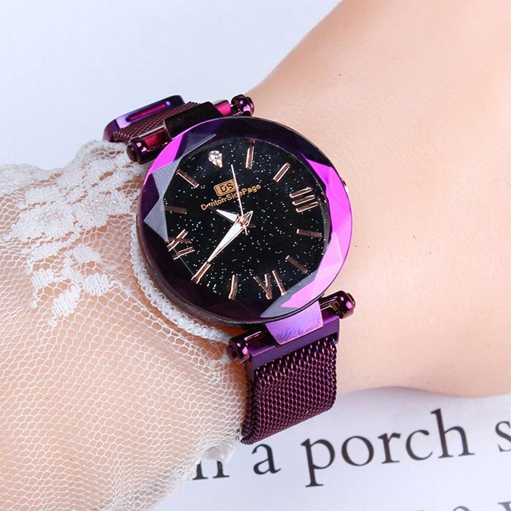 Premium Starry Sky Watch With Waterproof Design And Magnet Strap Buckle For All Occasions