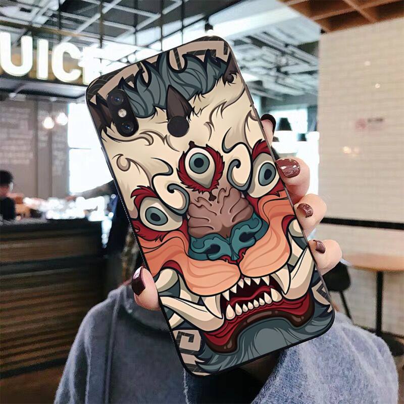 

Чехол для телефона YNDFCNB Samurai Oni Mask для Xiaomi mi 8 9 10 lite pro 9SE 5 6 X max 2 3 mix2s F1 Xiaomi 10T