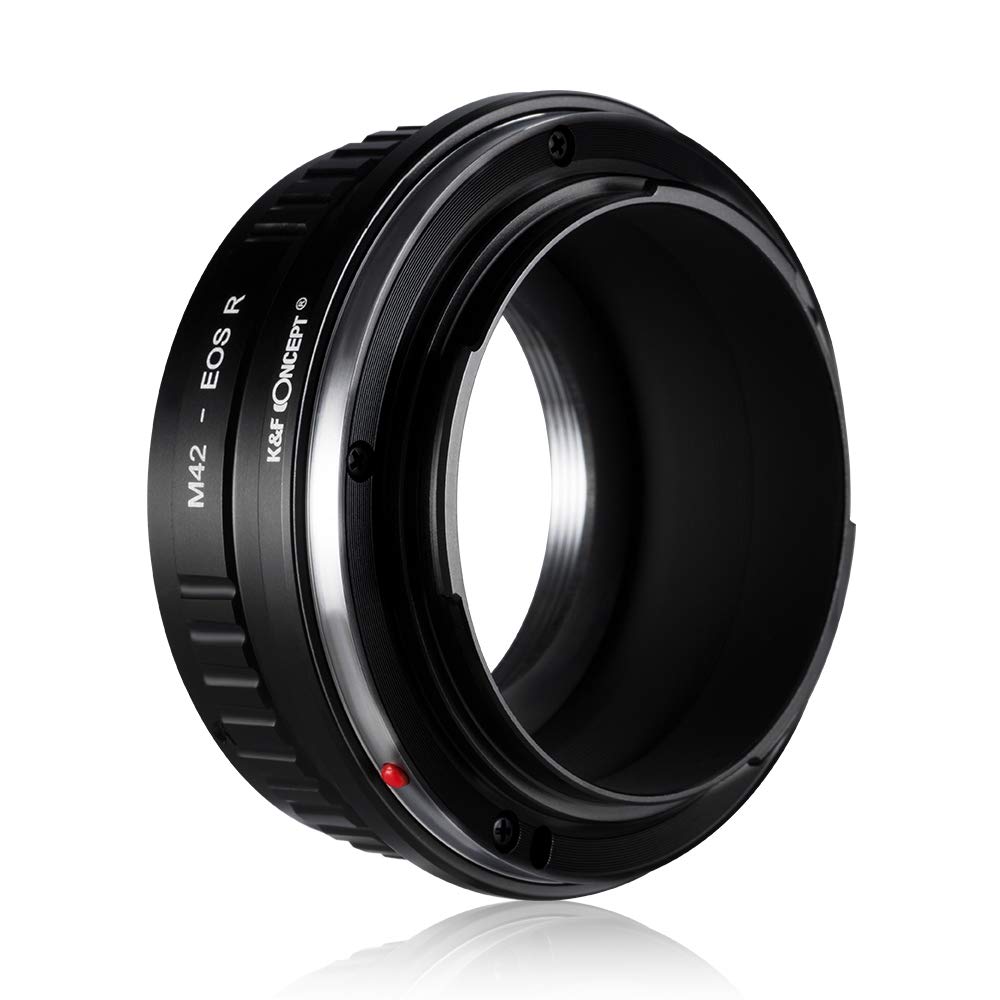 CONCEPT M42 Lens to Canon Mount Adapter for EOS R RF Mount to M42 Lens Mount Adapter for Infinity Focus K&F Cameras,