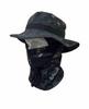 Camouflage Sun Protection Set: Windproof Fisherman Hat & Cycling Balaclava for Outdoor Adventures