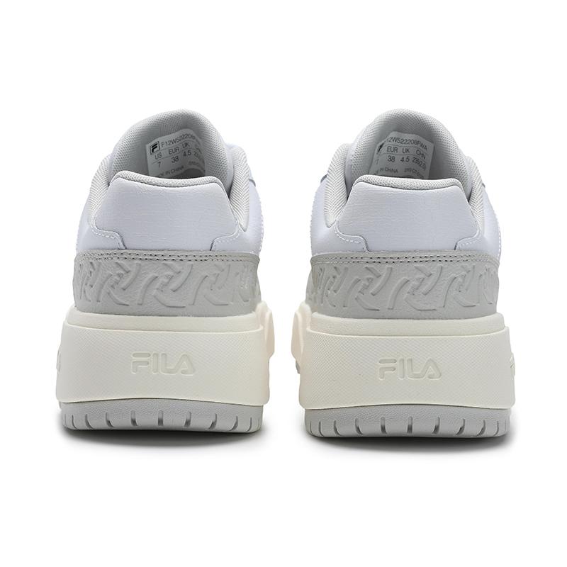 FILA Campus Fashion Versatile Durable Low-Top Skate Shoes Women sneaker White Gray F12W522208FWA