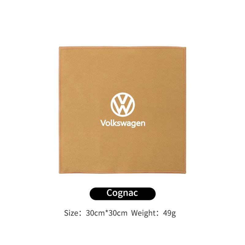 T23-Car Logo Wash Clean Towel Microfiber Cleaning Drying Cloth For Volkswagen VW Tiguan CC Jetta Polo Golf Passat Scirocco Touareg