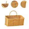 Woven Hanging Basket, Wall Mounted Storage Organizer, Fruit Basket Weaving for