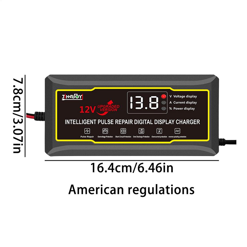 

Зарядное устройство для аккумулятора 12 В Автомобильное зарядное устройство для мотоциклетных аккумуляторов Импульсное зарядное устройство для ремонта цифрового дисплея Импульсное зарядное устройство для свинцово-кислотных аккумуляторов