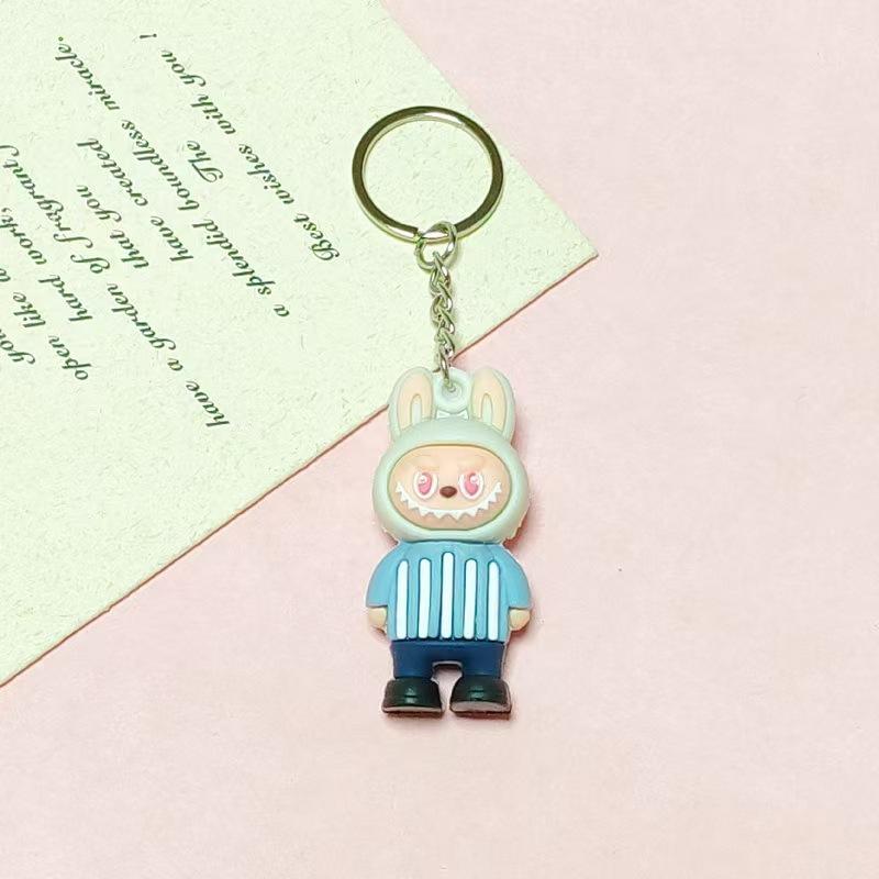 

Keychain Labubu The Monsters children s for backpack, keys 5.5 cm 5.5 синій