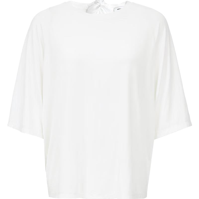 

VEROMODA Women s Back Bow Short Sleeve T-shirt L