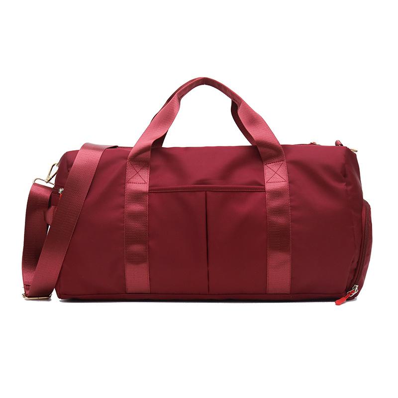 

Large-capacity Short Travel Bag, Dance Training, Dry and Wet Separation, Fitness Yoga Bag, Stretchable Shoes, Luggage Compartment one size fits all красный