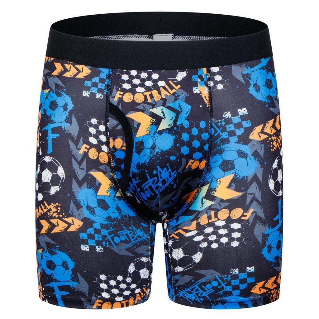 Men's Printed Briefs: Quick-drying, Breathable Boxer Briefs – 3-Pack of Summer Ice-Silk Seamless Briefs