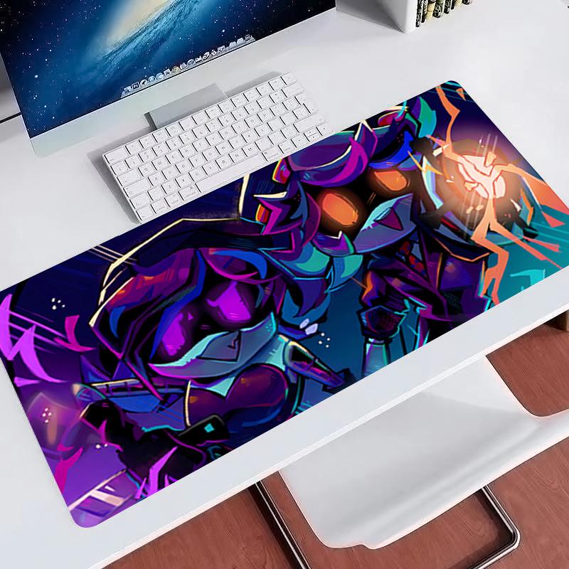 Gaming Mouse Pad Rubber Extended Gamer Desk mat Large Anime Keyboard Pad Computer Accessories M-murder Uzi N V J Drones mousepad