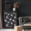 45x300CM Horror Rose Skull Art Wall Sticker Self Adhesive Kitchen Bathroom Home Wall Decal Halloween Decoration