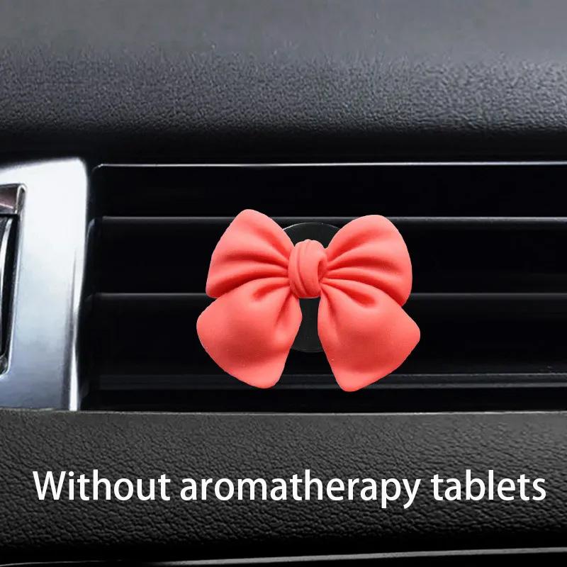 Car Air Freshener Bow-knot Car Perfume Car-styling Natural Smell Air Conditioner Outlet Clip Fragrance Auto Accessories