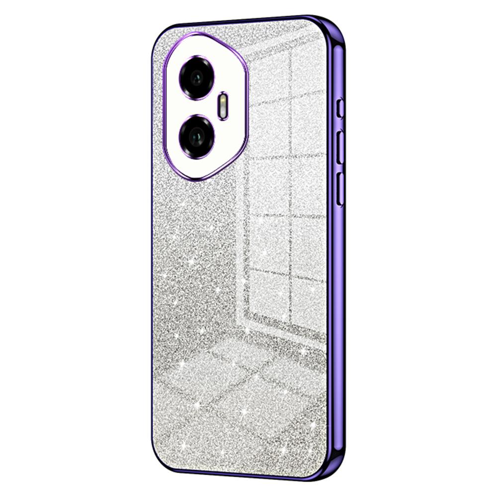 For Honor 300 Case Electroplating Gradient Glitter TPU Phone Cover