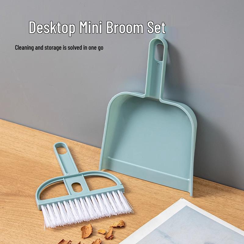 Compact Bumpy Brush Set for Desktop, Keyboard, Screen, and Window Crevice Cleaning