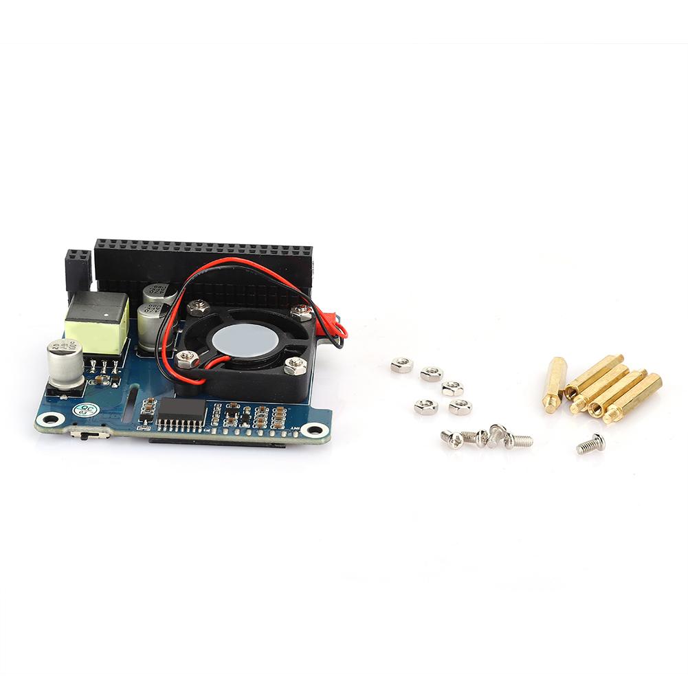 

Expansion Board Cooling Fan Module for RPI 4B3B+ POE Ethernet Power Onboard Fan