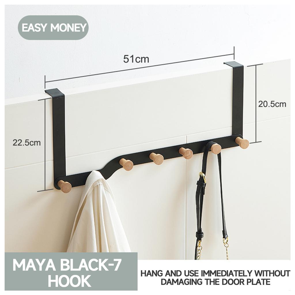 Door Back Hook Hanger Clothes Wall Entrance Hall Coat Rack Over The Door To Hang Clothes Keys Holder Bathroom Coat Hanger Hooks