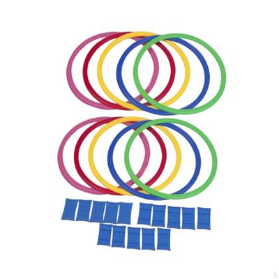 10 Pieces Agility Footwork Training Rings Children Home Hopscotch Toy Kindergarten Sensory