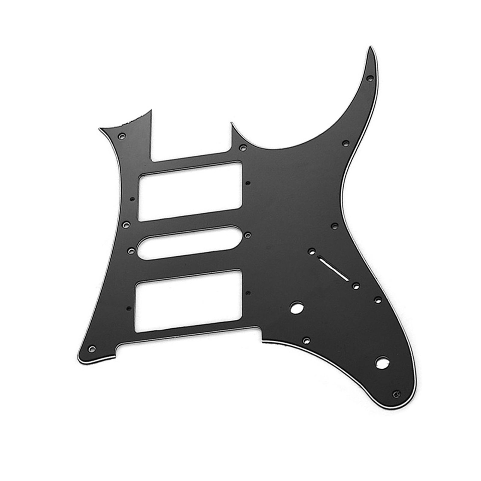 

HSH накладка для электрогитары, ПВХ, защита от царапин для Ibanez g250, замена гитары, белый жемчуг, 3 слоя Black