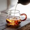 Chinese Style Heat Resistant Glass Fair Cup with Handle Chahai Tea Cup Home Kung Fu Tea Set Transparent Drinkware Accessories