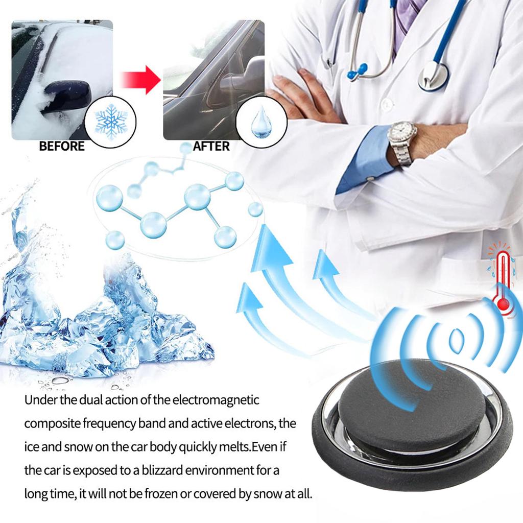 Electromagnetic Molecular Interference Antifreeze Snow Removal Instrument, Automatic Car Snow Removal Device, Portable Air Freshener for Cars