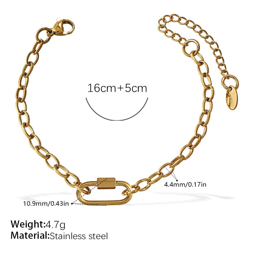 Japan And South Korea Fashion Niche Bracelet Necklace Women'S Personality Design Versatile Jewelry Does Not Fade Popular Trend