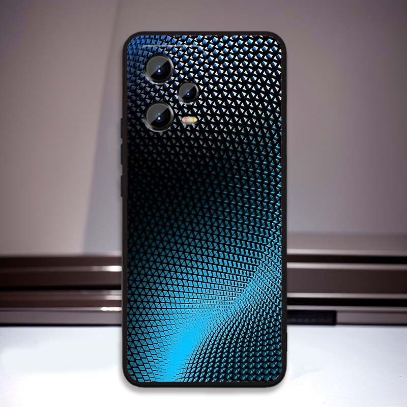 Mechanical style pattern For Xiaomi Redmi Note 15 14 13 12 12S 11E 11 11S Pro Plus 4G 5G Black Soft TPU Phone Case