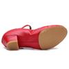 Neue Square Dance Schuhe Damen Moderne Stepp Latein Tanzschuhe für Damen Jazz Lederschuhe Mittlerer Absatz