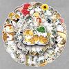 50 Hand-Drawn Cute Cat Cartoon Stickers: Waterproof Decorations for Phone Cases, Laptops, and Journals