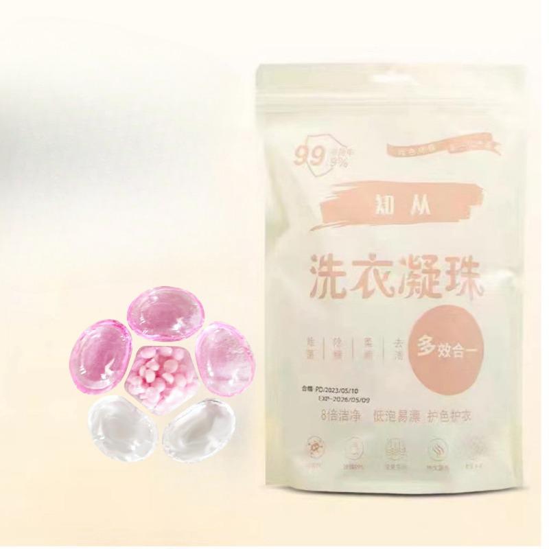 

Liuhe Yishan Camellia Laundry Gel Bead Сильный очищающий концентрат Мгновенный аромат Стойкий аромат 4