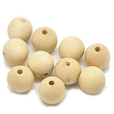10/100 Pcs Wooden Wood Loose Beads Natural Color Jewelry Craft Making Bead