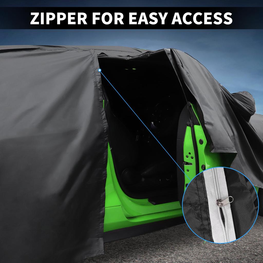 X AUTOHAUX Toyota Car Spunlace New Waterproof Fabric Fleece Paint Rainy Season Hail Windproof Side Nighttime Safety Sun [For Vitz] 415170135cm