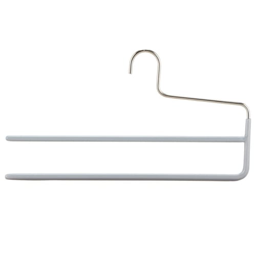 Mawa Dvojitá ramínka na kalhoty, Sada 5 kusů (KH2) Mawa Věšáky na sukně a štóly (220015000) stříbrný (15) Mawa Věšáky pro muže a ženy, Funkční St