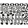 Music Theme Magnetic Music Note Symbol for Whiteboard for Teacher, Education (Set B)