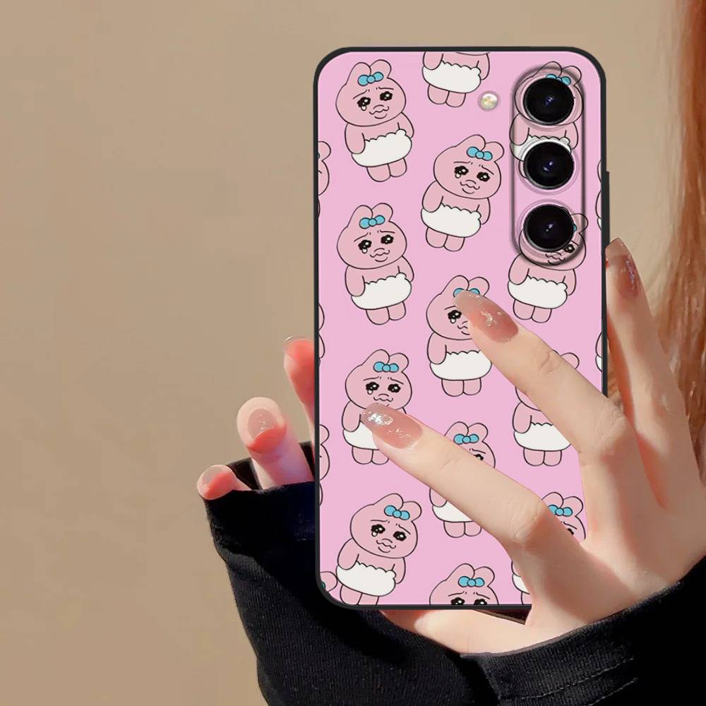 Custodia Kawaii O-OpanchuS UsagiS per Samsung Galaxy S21 S22 S23 S24ULTRA S25ULTRA FE Ultra Plus5G A52S Cover Morbida