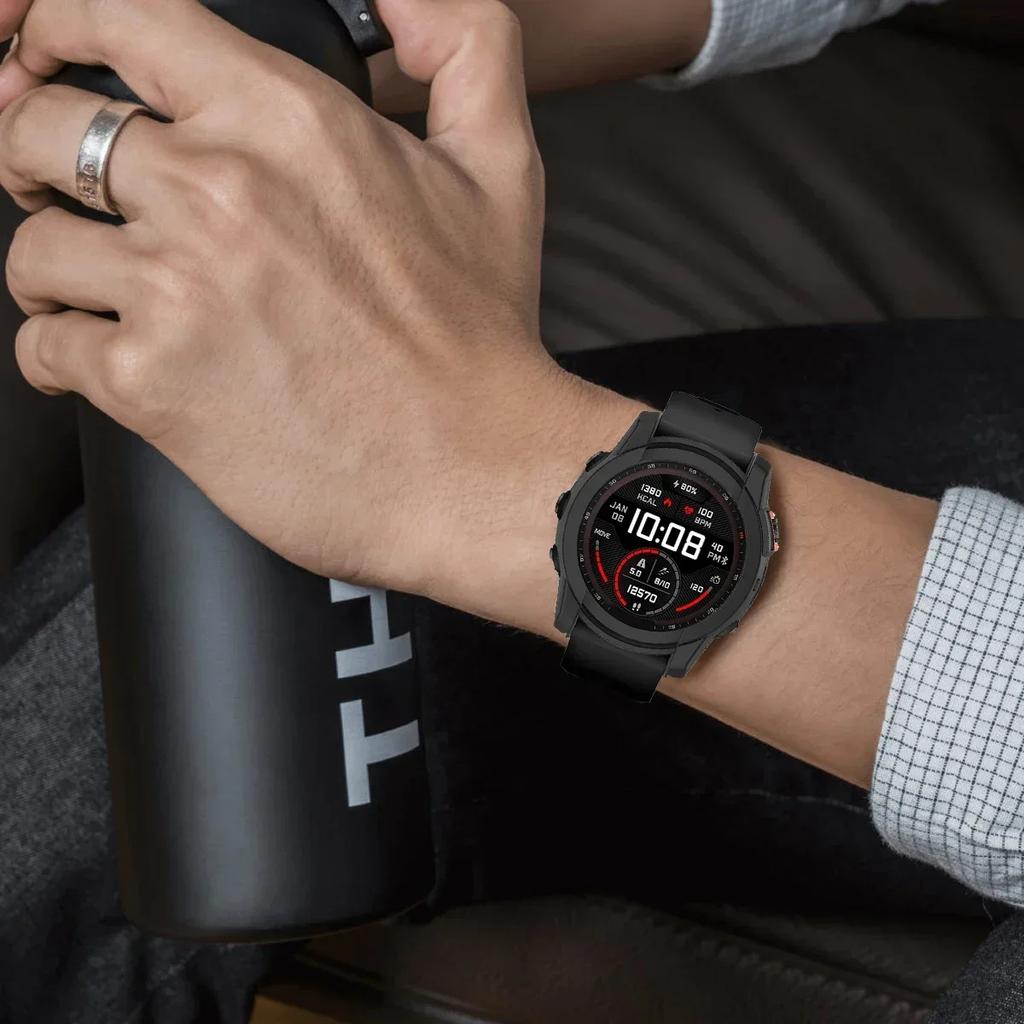Custodia in TPU per Garmin Fenix 7X Pro 6X 5X Enduro 2 Custodia Trasparente in Silicone Morbido per Garmin Tactix 7