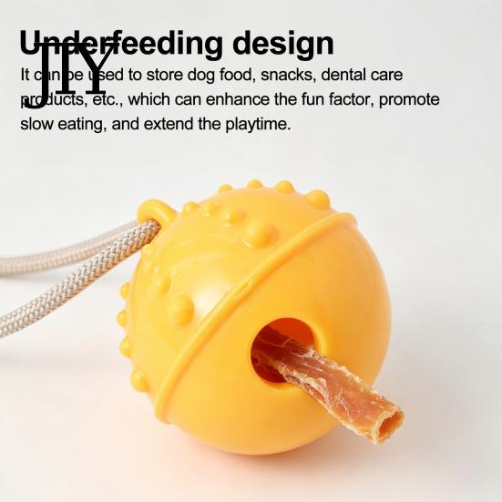 Heavy Duty Dog Rope Suction Cup Toy, Interactive Tug of War Rubber Treat Dispensing Aggressive Chewers Toys Ball, Molar Toy for Teeth Cleaning,