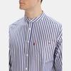 Levis Comfortable Striped Minimalist Stand Collar Long Sleeve Shirt Men Shirts 003MY-0003