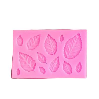 DIY Leaf-shaped Leaf Silicone Mold Cake Chocolate Fondant Tool