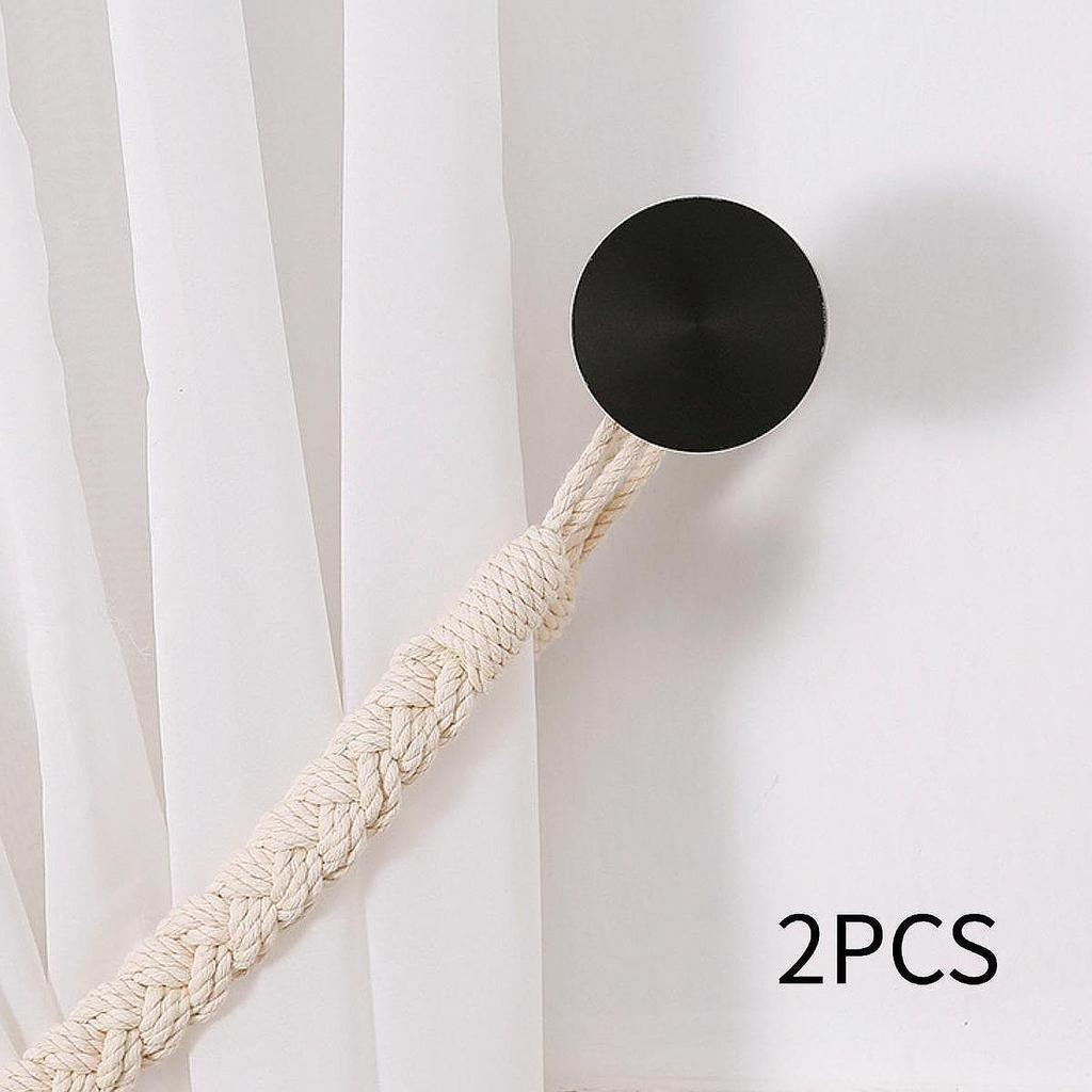 Zinc Alloy Curtain Holdbacks Stylish Wall Mounted Drape Tiebacks Hooks Accessories for Office Living Room
