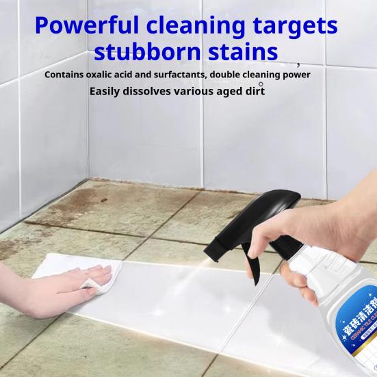 Limpiador de Azulejos 300ml Descontaminación Poderosa Limpieza Eficiente Fragancia Resistente a las Manchas Seguro para Suelos Limpiador de Juntas